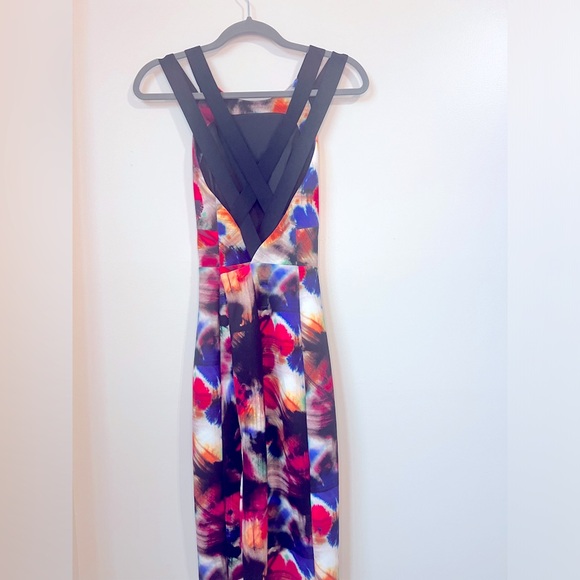 Milly Hayden Graffiti-Print Sheath Dress Size 8 - Picture 8 of 11